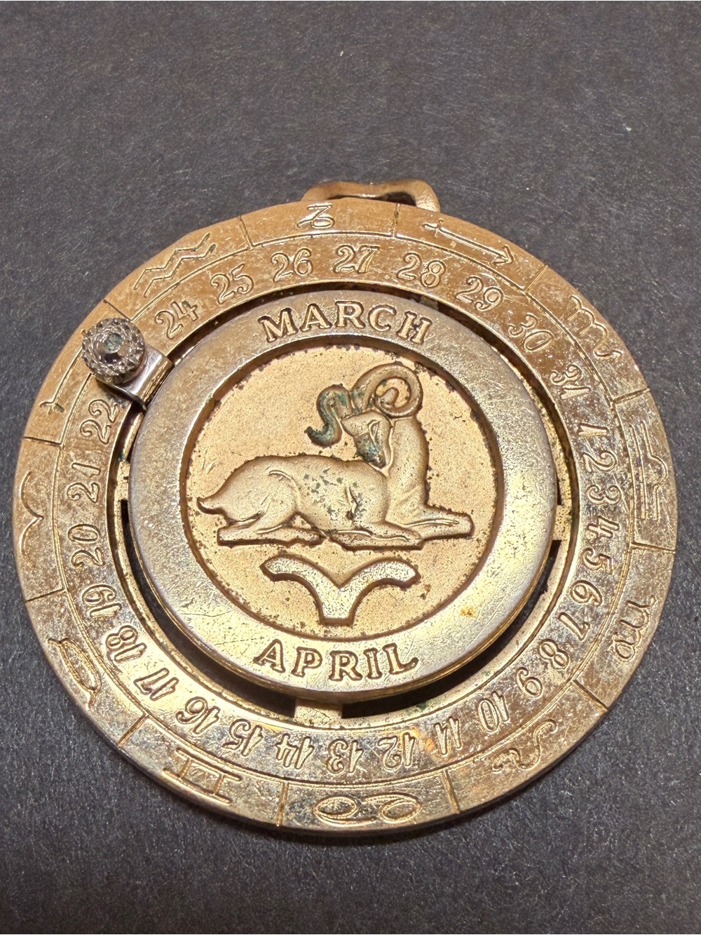 Vintage Pierre Cardin Zodiac Pendant